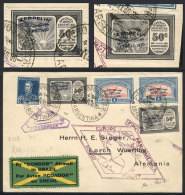 RARE VARIETY ON COVER: Cover Sent By ZEPPELIN To Germany On 21/MAY/1930 With Handsome Postage Of 3.12P., Including... - Sonstige & Ohne Zuordnung