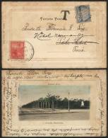Postcard With Very Good View (Buenos Aires, Sarmiento Avenue, Editor A. Cantiello) Franked With GJ.244 (Liberty 5c.... - Sonstige & Ohne Zuordnung
