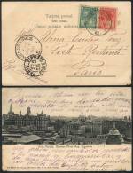 Postcard With Partial View Of Buenos Aires, Sent To France On 31/OC/1903 Franked With 6c., VF Quality! - Sonstige & Ohne Zuordnung