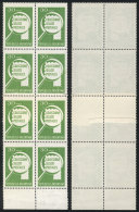 GJ.1846, Block Of 8 On JOINT PAPER (end-of-roll Splice), Very Fine! - Other & Unclassified