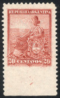 GJ.229, IMPERFORATE At Bottom, Rare! - Autres & Non Classés