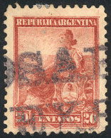 GJ.229, With The Extremely Rare Cancel ROSARIO - POR EXPRESO, VF Quality, Few Known! - Sonstige & Ohne Zuordnung