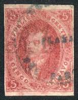 GJ.25a, Very Interesting Example With Rare Variety Of PAPER OF VARYING THICKNESS (from Thin On The Left To Medium... - Oblitérés