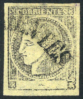 GJ.6, With CORRIENTES Cancel In Large Arch, Excellent! - Corrientes (1856-1880)