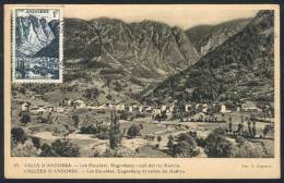 Maximum Card Of The Year 1955: Mountains, Valleys Of Andorra, VF Quality! - Andorra