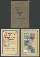 PASSPORT FOR A JEWISH WOMAN: Issued On 23/FE/1939 To Miss Gertrude Fessler, Marked With A Large Red "J" On The... - Autres & Non Classés