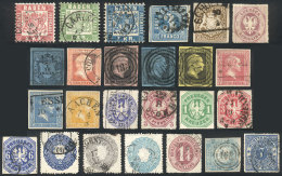 Interesting Lot Of Classic Stamps (of German States), Almost All Of Fine To Very Fine Quality, Scott Catalog Value... - Autres & Non Classés