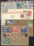 Lot Of 6 Interesting Covers, Some FDCs Other Other Covers Sent To Argentina, 1946/1953, VF General Quality, Good... - Other & Unclassified