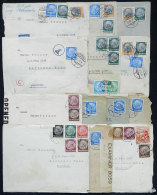 13 Covers Sent To Argentina Between 1939 And 1942 (6 Via Airmail), With Very Interesting German And Allied CENSOR... - Briefe U. Dokumente
