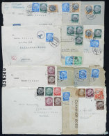 13 Covers Sent To Argentina Between 1939 And 1942 (6 Via Airmail), With Very Interesting German And Allied CENSOR... - Covers & Documents