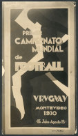 Photographic Proof Of A Cinderella For The Football World Cup Of 1930, 2nd Prize In The Design Contest, Size 10 X... - Sonstige & Ohne Zuordnung