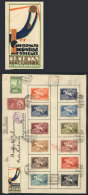 Registered Airmail Cover Sent From Montevideo To Buenos Aires On 18/JUL/1930, Franked With The Complete Airmail Set... - Other & Unclassified