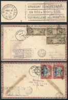 Airmail Cover Sent From USA To Montevideo On 9/JA/1930 (first Flight Canal Zone - Ururuguay), On Arrival It... - Altri & Non Classificati