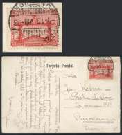 Postcard Franke By Sc.389 (5c. Football Team Olympic Winners), Sent To Czechoslovakia On 13/AU/1928, VF Quality,... - Other & Unclassified