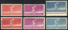Sc.282/284, 1924 Olympic Football Winners, Winged Victory Of Samothrace, Cmpl. MNH Set Of 3 Values + Cmpl. Set With... - Altri & Non Classificati