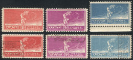 Sc.282/284, 1924 Olympic Football Winners, Winged Victory Of Samothrace, Cmpl. MNH Set Of 3 Values + Cmpl. Set With... - Andere & Zonder Classificatie