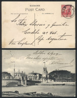 PC With View Of "Public Buildings, Barbados", Sent To Argentina On 9/SE/1904, Excellent Quality, Very Rare... - Barbades (1966-...)