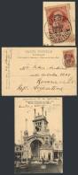 Special Postcard Of The Liege World Expo, Sent To Argentina Franked With 10c. And Special Postmark Of The Expo For... - Sonstige & Ohne Zuordnung