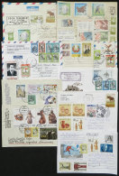 30 Modern Covers Sent To Argentina With Very Interesting And Handsome Postages, Most Of Fine To VF Quality, Few... - Belarus