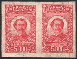 Sc.C23, IMPERFORTE Pair (RHM. A-24SD C), RHM Catalog Value 1,900Rs., Rare! - Luftpost