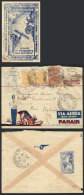 26/OC/1933 Manaos - Belem: Panair First Flight, Interesting Cover, With Advertising Mark Of Cie. Aeropostale On... - Sonstige & Ohne Zuordnung