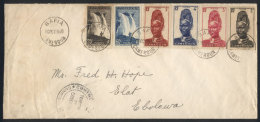 Censored Cover Sent From Bafia To Ebolowa On 30/OC/1940 With Nice Postage Topic WATERFALLS, VF! - Kamerun (1960-...)