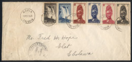 Censored Cover Sent From Bafia To Ebolowa On 30/OC/1940 With Nice Postage Topic WATERFALLS, VF! - Cameroon (1960-...)