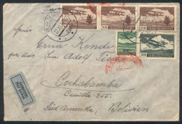27/DE/1938 BRNO- BOLIVIA: Cover Franked With 17.50K., Sent By Germany Air Post, VF Quality, Rare Destination!! - Autres & Non Classés