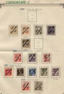 Old Collection On 3 Album Pages With Overprinted Hungary Stamps, Including Rare And Valuable Stamps, General... - Autres & Non Classés