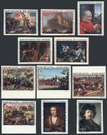 Lot Of IMPERFORATE Sets And Stamps, Topic PAINTINGS, MNH And Excellent, Unlisted (imperforate) By Yvert, Good... - Sonstige & Ohne Zuordnung