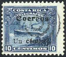 Sc.87, With "Coereos" Variety, Unlisted By Scott, VF Quality, Rare! - Costa Rica