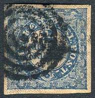 Sc.1, 1851 2Rs. Blue, 4 Ample Margins, Very Fresh, Excellent Quality! - Autres & Non Classés