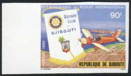 Sc.509, 1980 Rotary International, IMPERFORATE Variety, VF Quality! - Dschibuti (1977-...)
