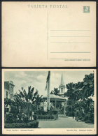 15c. Postal Card (PS) Illustrated On Reverse With View Of Parque Montalvo, Guayaquil, VF Quality! - Equateur