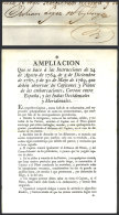 "EXTENSION To The Instructions Of 24 August 1764, Of 5 December 1767, And Of 30 May 1769, That Must Be Observed By... - Autres & Non Classés