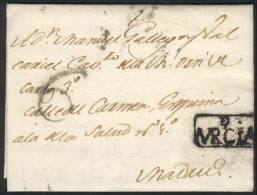 Entire Letter Sent From Hellin To Mr. Manuel Gallego Y Valcarcel In Madrid On 10/SE/1793, With Framed "E MURCIA"... - Autres & Non Classés