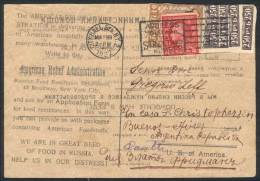 Card Of The "American Relief Administration, Russian Food Remittance Department", Sent From Russia With Uncancelled... - Autres & Non Classés