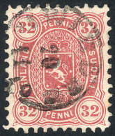 Sc.23, 1875/82 32p. Carmine, Used, VF Quality, Catalog Value US$60 - Autres & Non Classés