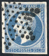 Sc.17, 1853/60 25c. Blue, With Tiny Thins Barely Visible, Very Good Appearance, Catalog Value US$175 - Sonstige & Ohne Zuordnung