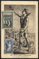 Maximum Card Of 1924: Olympic Games, With Cinderella Of The Games, Excellent Quality, Rare! - Sonstige & Ohne Zuordnung