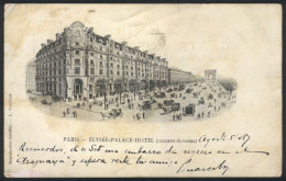 Paris: Elysée-Palace-Hotel, Sent To Buenos Aires In 1908, Fine Quality! - Autres & Non Classés