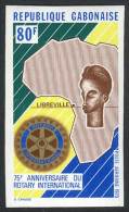 Sc.C225, 1979 Rotary 75 Years, IMPERFORATE Variety, VF Quality! - Gabon (1960-...)