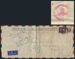 Airmail Cover Sent From London To Buenos Aires (cancelled On 7/JUN/1940), And Received 6 Months Later... - Autres & Non Classés