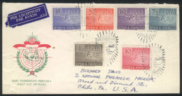 Sc.362/7 (UN, Compl. Set Of 6 Values) On A First Day Cover Sent To The Unites States, VF! - Indonesia