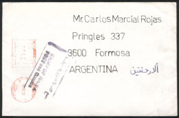 Cover Sent To Argentina On 25/JUN/1979, With Meter Postage And Interesting Mark Of "CAMP OF HAIFA - Post And... - Iraq