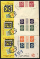 3 Covers With Special Postmarks Of 7/JUN/1953 And Nice Frankings, Excellent Quality! - Sonstige & Ohne Zuordnung