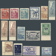 Lot Of Interesting Cinderellas With Overprints For Postal Use, Most MNH And Of Excellent Quality, Low Start! - Collections, Lots & Séries