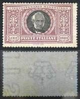 Sc.170 (Sassone 156), 1923 Manzoni 5L. Mint Original Gum, With Very Notable LETTERS WATERMARK, Very Handsome And... - Non Classés