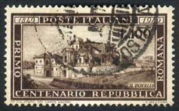 Sc.518, 1949 100L. Repubblica Romana Used, VF Quality, Catalog Value US$125. - Ohne Zuordnung