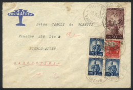 18/SEP/1946 VARESE - Argentina: Airmail Cover To Buenos Aires, Franked With 68 Lire, VF Quality! - Non Classés